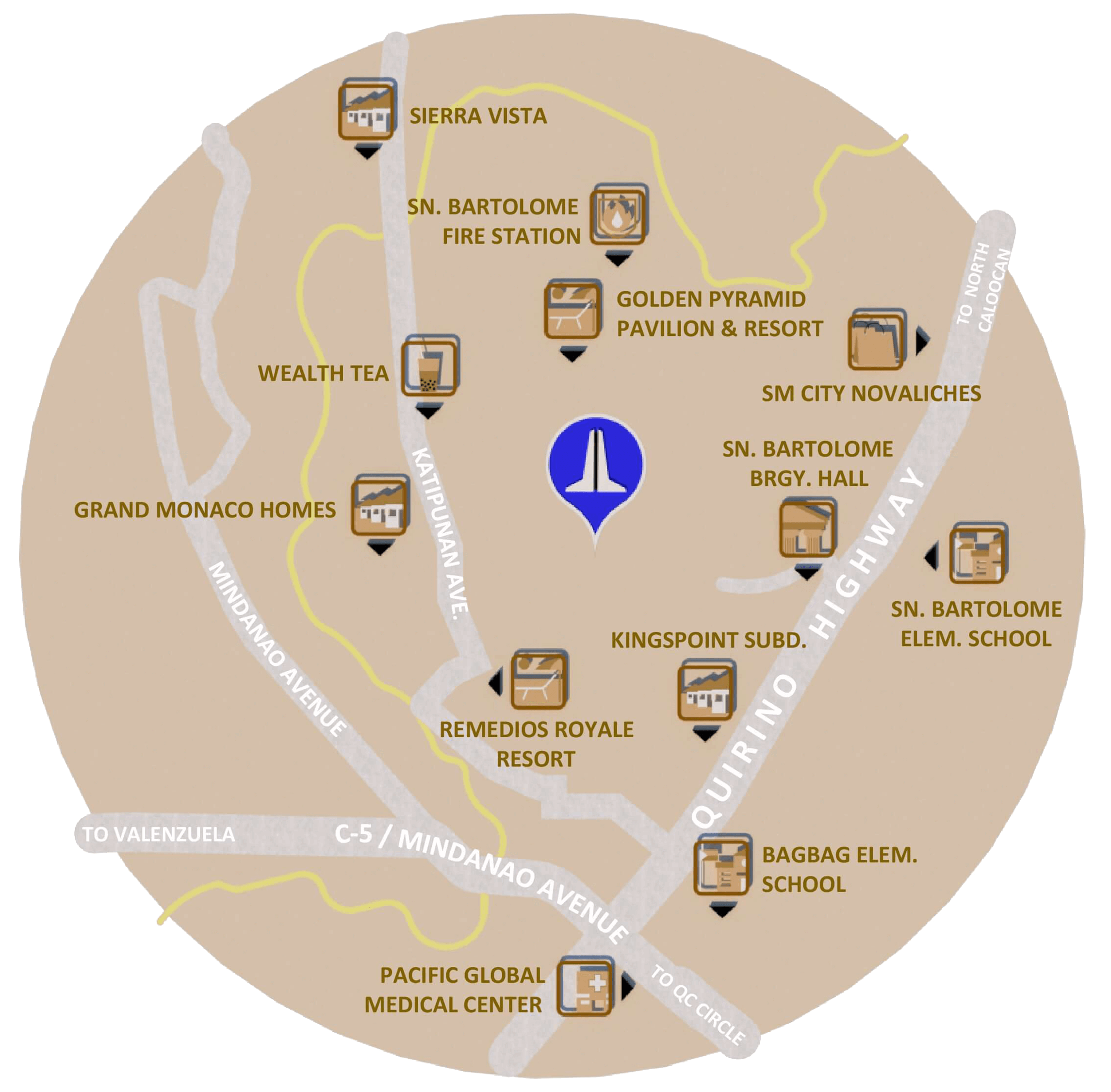 HOLY CROSS MAP